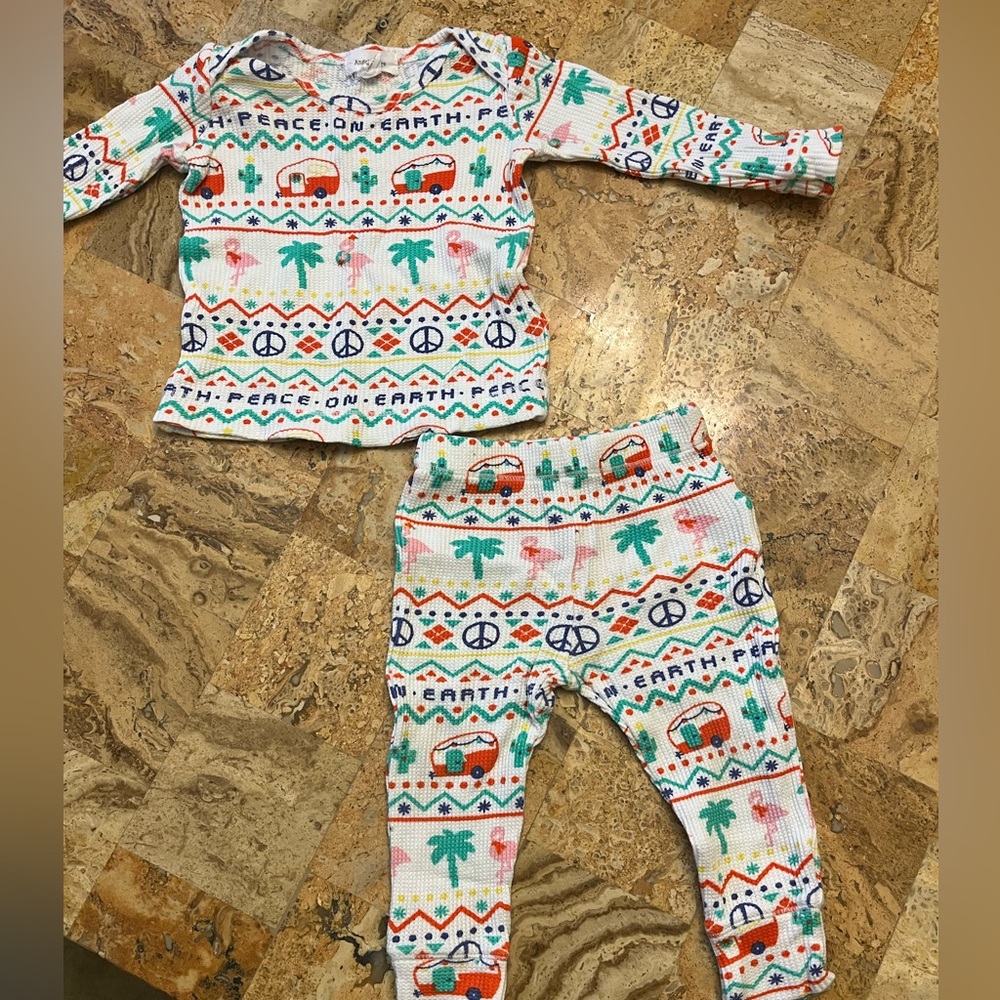 Angel dear waffle knit christmas set